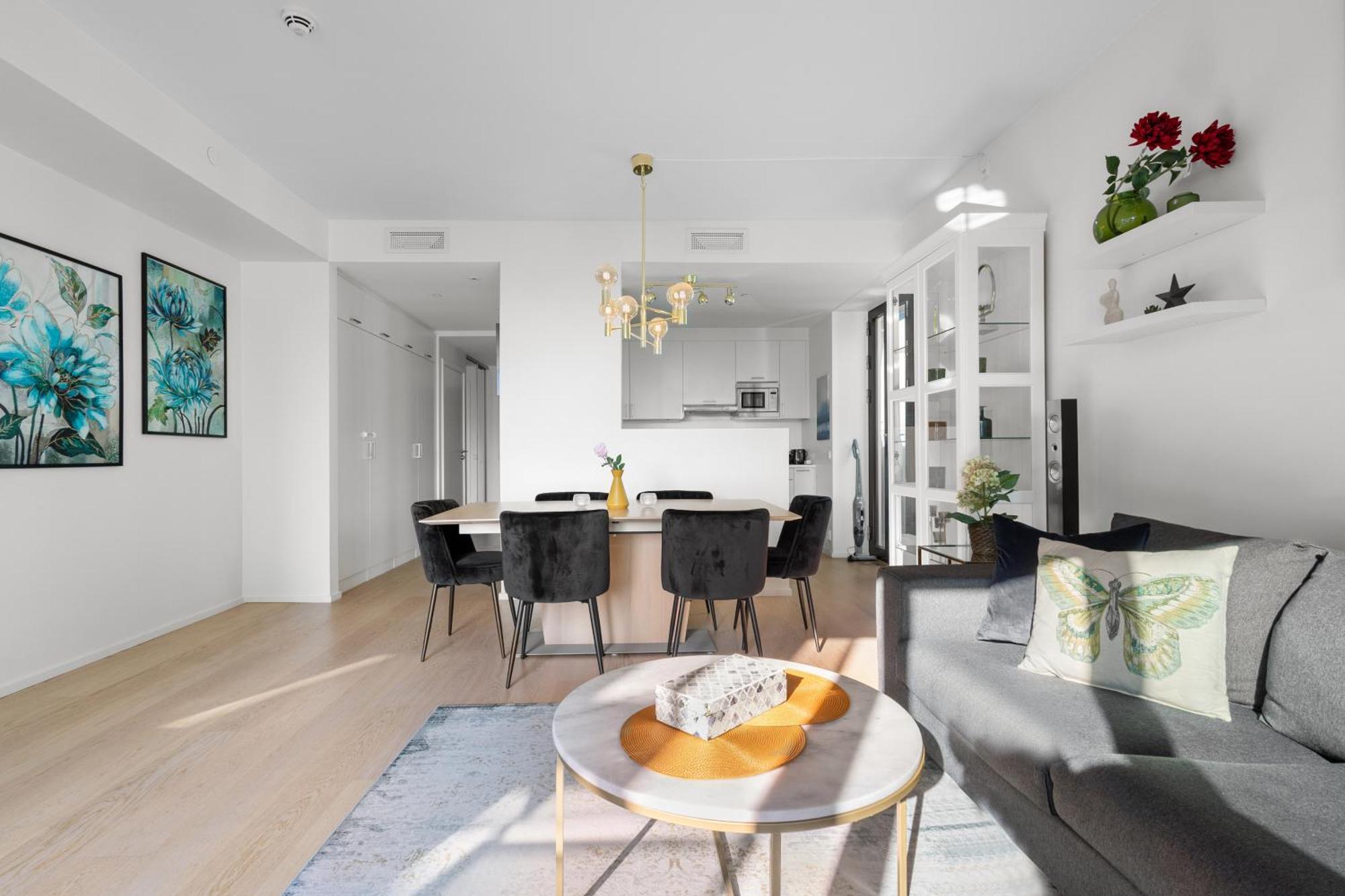 Spacious Modern 2Br Apartment At Central Oslo Barcode Exterior photo