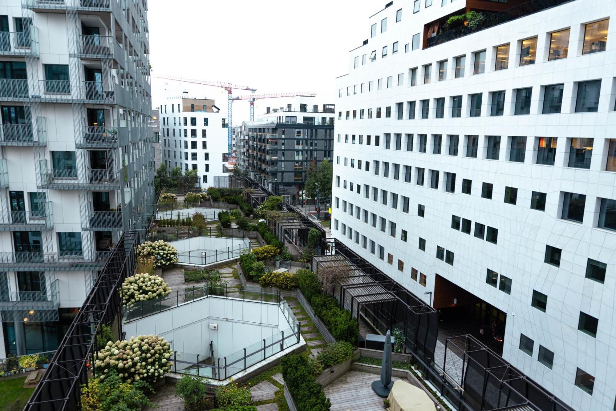 Spacious Modern 2Br Apartment At Central Oslo Barcode Exterior photo